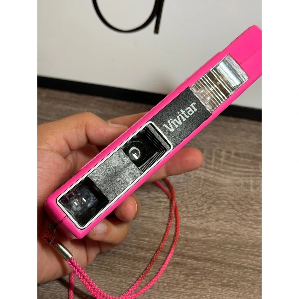 Vintage Y2K Vivitar Camera L.A. Brites 110 Film Flash Hot Pink OS